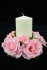 Pink Candle Ring For Pillar Candle (Lot of 1) SALE ITEM